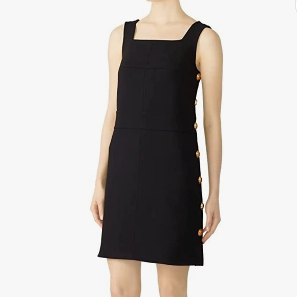 Tory Burch Dresses & Skirts - TORY BURCH Millie Side Button Gold Shift Dress Sz 14 NWT